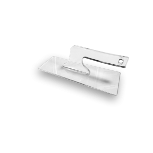 Гладилка (мастерок) Оргстекло для жидких обоев прозрачная