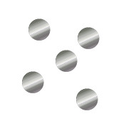 Блестки МИНИ точка (серебро) 10гр