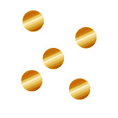 Блестки МИНИ точка (золото) 10гр